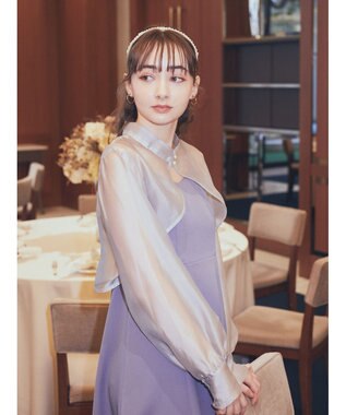 earth music&ecology ＳＥＴ２点ボレロ＋キャミワンピース Sax