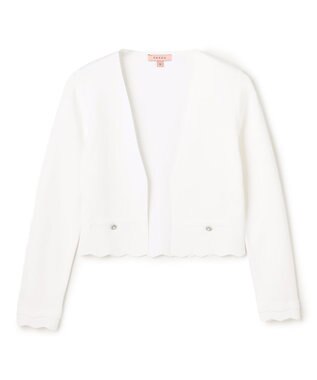 TOCCA SCALLOPED JEWEL ボレロ アイボリー系