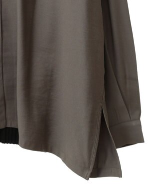 CRAFT STANDARD BOUTIQUE バックプリーツシャツ Khaki