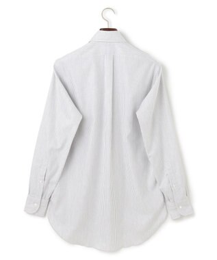 J.PRESS MEN 【Single Needle Tailoring / 形態安定】メランジカラーストライプ シャツ/B.D. ライトグレー系1