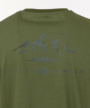 JOSEPH ABBOUD MOUNTAIN JC天竺Ｘドットエアー Tシャツ カーキ系