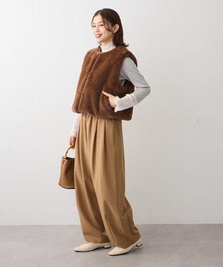 Green Parks ・ＥＬＥＮＣＡＲＥ　ＤＵＥ　フォックス調ファーベスト Brown