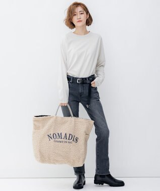 23区  【滝沢眞規子さん着用】ロングベルト シルバー系