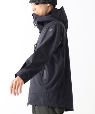 JOSEPH ABBOUD MOUNTAIN 【ストレッチ/撥水/防水素材/イタリア素材/ライナードッキング対応】マウンテンシェル パーカー ネイビー系