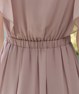 Tiaclasse L 【新色追加】フレアスリーブワンピース ピンク