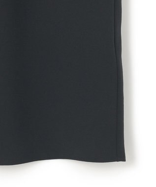 ICB L 【洗える】ストレッチジョーゼット ハイネックブラウス ブラック系