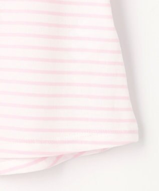 組曲 KIDS 【80-100㎝】 フルーティーボーダーTシャツ ピンク
