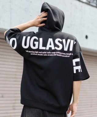 WEGO 【ユニセックス着用ITEM/MLサイズ展開】ストレートラインZIPパーカー(SS)