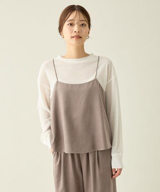 ANY L 【2SET】ビスチェ×パンツセット モカ