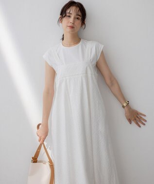 組曲 L フレンチスリーブカットソー アイボリー系