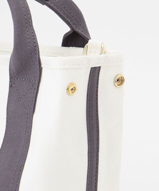 J.PRESS LADIES 【2way・撥水】 キャンバス トート バッグ グレー系1