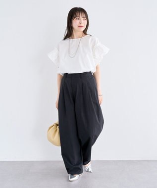 Green Parks ・ＥＬＥＮＣＡＲＥ　ＤＵＥ　バックリボンブラウス Off White