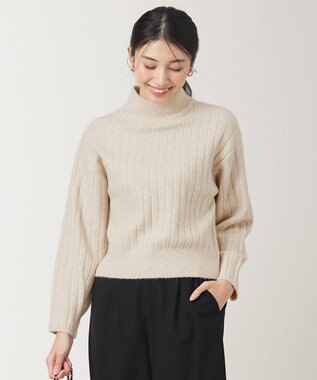  【洗える】シャーベットカラー ニット