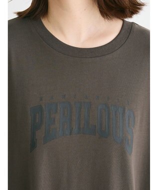 Green Parks ・ＳＵＧＡＲ　ＳＰＯＯＮ【ＣＯＯＬ】ロゴｐｔＴＥＥワンピ Charcoal Gray