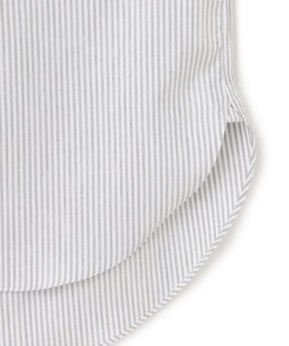 J.PRESS MEN 【Single Needle Tailoring / 形態安定】メランジカラーストライプ シャツ/B.D. ライトグレー系1