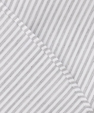 J.PRESS MEN 【Single Needle Tailoring / 形態安定】メランジカラーストライプ シャツ/B.D. ライトグレー系1