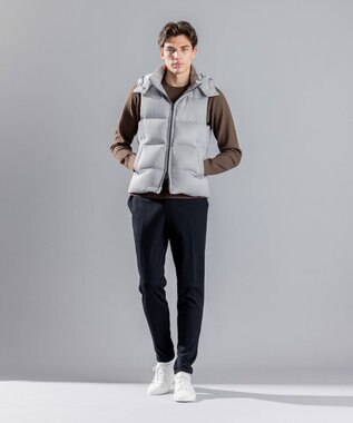 JOSEPH HOMME 【イージーケア】 ヴィスコースリンクス　クルーネックニット キャメル系