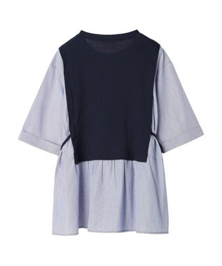 Green Parks テレコドッキングチュニック Stripe