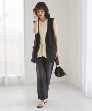 WEGO 【ANGIE VINTAGE】バルーンタンクトップ ホワイトアイボリー