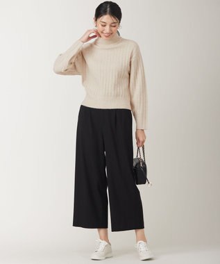 ANY SIS S 【洗える】シャーベットカラー ニット アイボリー