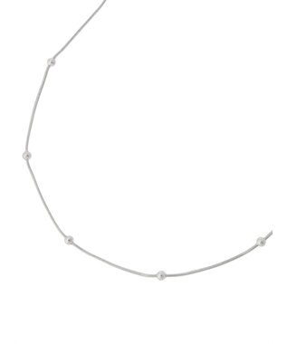 Green Parks ・ＨＡＬＦ　ＴＩＭＥ　サージカルドットチェーンネックレス Silver