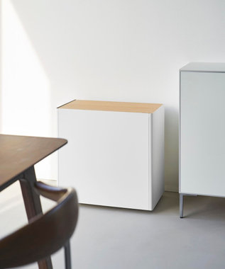 tower 隠せるテレワークワゴン タワー ホワイト