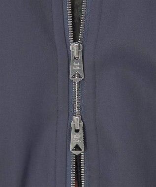 Paul Smith  ウールライク ドレープ ワイドブルゾン グレイッシュブルー