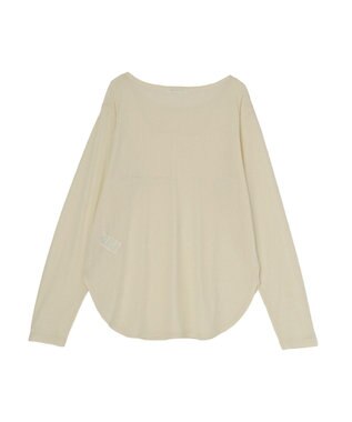 AMERICAN HOLIC ラウンドカットシアープルオーバー Light Yellow