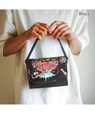 tsumori chisato CARRY バルーンに乗って ポーチ ミニバッグ 【コーディネートのアクセントに】 ブラック