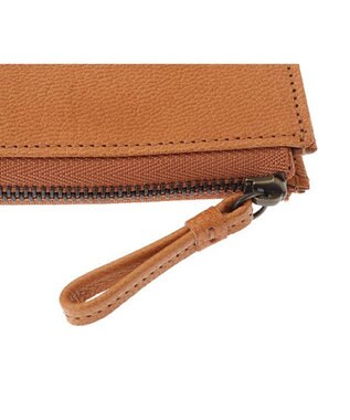 genten ゴートベーシック Ｌファスナー長財布 キャメル