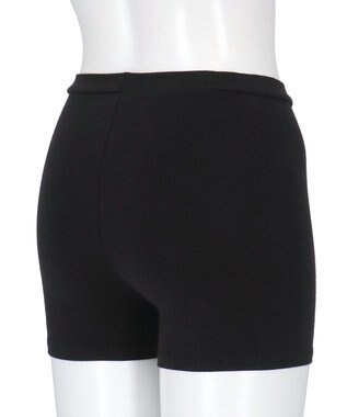 Wing ジュニア オーバーショーツ ワンサイズ(2S～L) 綿混(身生地) やさしい肌あたり 【Teen Fit！オーバーパンツ】 はきこみ丈ふかめ RJ4505 ウイング／ワコール ブラック