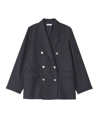 CRAFT STANDARD BOUTIQUE ＜セレモニー＞ダブルテーラードジャケット Gray