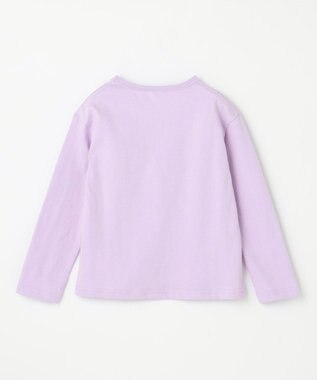 ANY KIDS アニマル×フルーツ 長袖 Tシャツ ラベンダー×ウサギ