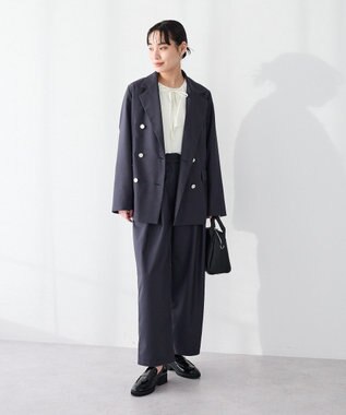 CRAFT STANDARD BOUTIQUE ＜セレモニー＞ダブルテーラードジャケット Gray