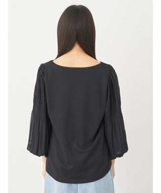 earth music&ecology マジョリカプリーツプルオーバー Black