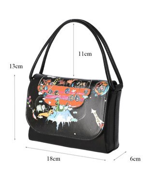 tsumori chisato CARRY バルーンに乗って ポーチ ミニバッグ 【コーディネートのアクセントに】 ブラック