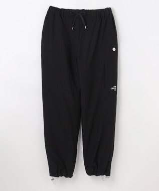 PW CIRCULUS 【撥水加工 / ストレッチ】【MEN】ワイド中綿カーゴパンツ ゴルフ ブラック系