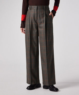 Paul Smith クラシックガンクラブチェック ワイドタックパンツ