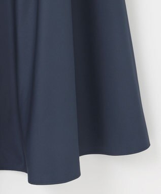 #Newans 【撥水/マシンウォッシャブル】クリオネシルエットコンビドレス ネイビー