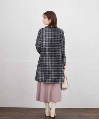 Tiaclasse ツイードコート ブラック