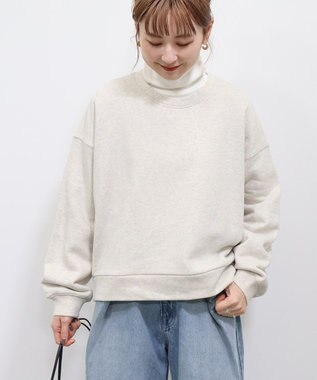 AMERICAN HOLIC ラメ裏起毛スウェット Oatmeal