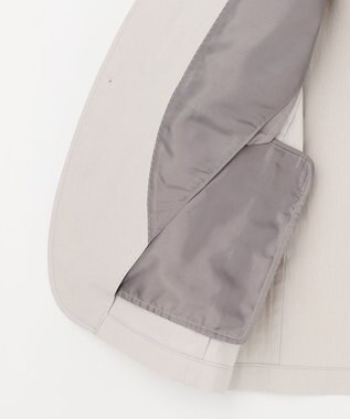 JOSEPH ABBOUD 【ストレッチ/軽量/Eco撥水/オーガニックコットン使用】マイクロピケストレッチジャケット ライトグレー系8