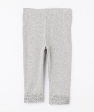  【110-140cm】ストレッチ天竺レギンス（７分丈）