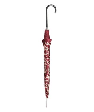MOONBAT 【雨傘】ミラ・ショーン (mila schon) 薔薇 ナイロンサテン 長傘 ワイン