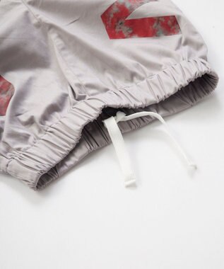 OP／FILA 【SEVEN2】バックブリント ロゴデザインハーフパンツ グレー