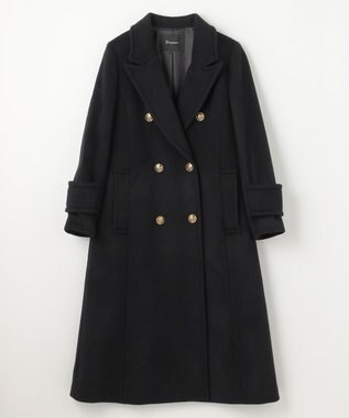 GRACE CONTINENTAL ウールチェスターコート ブラック