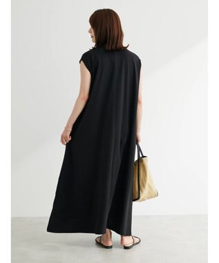 Green Parks ・ＳＵＧＡＲ　ＳＰＯＯＮ　フレンチフレアワンピース Black