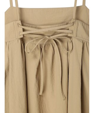 AMERICAN HOLIC 丈違い２ＷＡＹバックリボンワンピース Beige