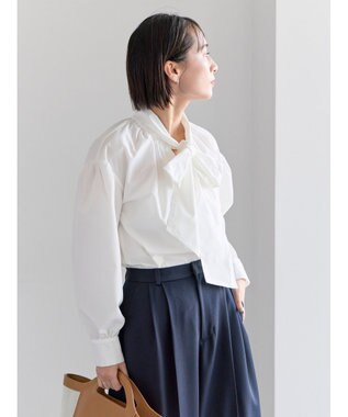 Te chichi ビッグボウタイブラウス オフホワイト