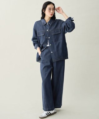 ANY L ルーズバギーデニム インディゴ